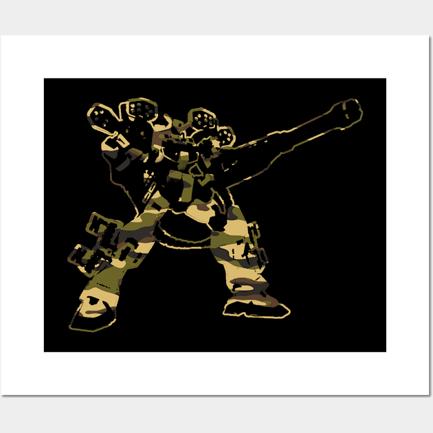 Heavy Arms in Green Wall Art by DarkwingDave